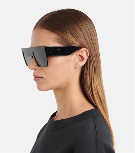 sunglass hut celine audrey|Celine flat top sunglasses black.